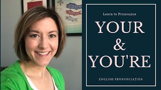 Learn to pronounce YOUR amp YOURE  American English Homophone Pronunciation Lesson learnenglish [upl. by Malinda]