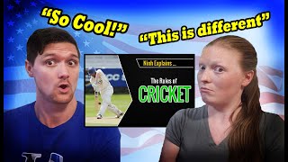 Americans React to quotThe Rules of Cricket Explainedquot [upl. by Marena]