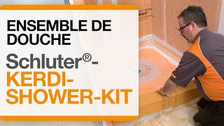 Comment installer lensemble de douche Schluter®KERDISHOWERKIT [upl. by Alig]