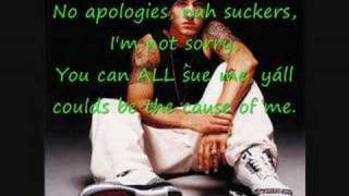 Eminem  No Apologies  Lyrics [upl. by Haron796]