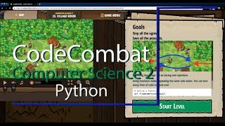 CodeCombat Level 23 Python Computer Science 2 Tutorial with Answers [upl. by Walburga294]