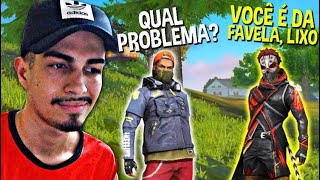 FUI HUMILHADO POR SER FAVELADO NO FREE FIRE [upl. by Standley303]