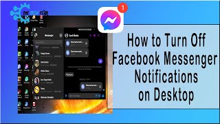 How to Turn off Facebook Messenger Notifications on Desktop Easy Way [upl. by Ennovoj]