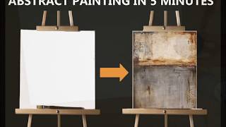 DIY 5 minutes abstrac painting quadro astratto [upl. by Zola]