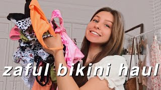 Zaful TRY ON Bikini Haul 2020  affordable amp cute swimsuit review [upl. by Brandt]