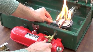 How to Operate a Coleman Camp Stove [upl. by Cerellia103]