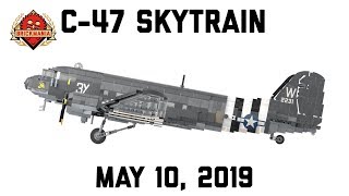 C47 Skytrain  Custom Military Lego [upl. by Oinota]