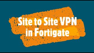 Site to Site VPN in Fortigate GNS3 [upl. by Ennovaj]