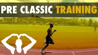 Final Training Session Before Pre Classic 2017  Mo Farah [upl. by Kendrah]