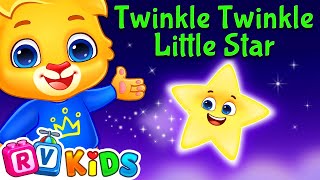 Twinkle Twinkle Little Star Song  Nursery Rhymes amp Kids Songs by RV AppStudios [upl. by Donovan]