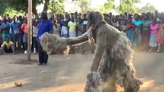 Nyau Dance of the Gule Wamkulu Secret Society in Malawi [upl. by Nitsreik829]