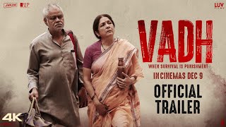 Vadh Official Trailer Sanjay Mishra Neena Gupta  Dec 9 [upl. by Haldas]