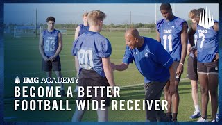 3 Football Drills to Become a Better Wide Receiver [upl. by Brannon950]