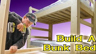 DIY Bunk Bed Easy Strong Inexpensive [upl. by Aela]