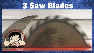 Every woodworker needs three table saw blades [upl. by Nadine]