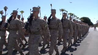 Fox Company Close Order Drill MCRD San Diego [upl. by Twum410]