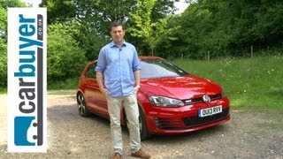 Volkswagen Golf GTI MK7 hatchback 2013 review  CarBuyer [upl. by Lednyc638]