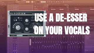 How To Use A Deesser FL Studio Spitfish FREE VST [upl. by Sirdi]