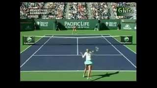 Maria Sharapova vs Elena Dementieva 2006 Indian Wells Highlights [upl. by Darom]