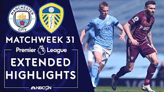 Manchester City v Leeds United  PREMIER LEAGUE HIGHLIGHTS  4102021  NBC Sports [upl. by Fechter727]