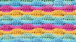 HOW to CROCHET WAVE STITCH  Stitchorama by Naztazia [upl. by Handbook]