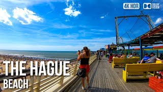 Scheveningen The Hague Beach  🇳🇱 Netherlands 4K HDR Walking Tour [upl. by Aenaj]