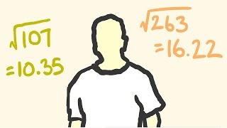 Square root of ANY number instantly  shortcut math [upl. by Ecirbaf147]