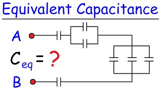 Equivalent Capacitance  Capacitors In Series and Parallel [upl. by Galligan246]