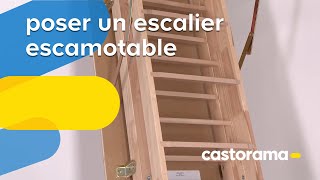 Poser un escalier escamotable Castorama [upl. by Ise43]