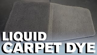 How to Dye Your Carpet  Liquid Dye [upl. by Nirret]