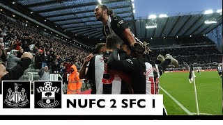 A LATE WINNER 🤩 Newcastle United 2 Southampton 1 Brief Highlights [upl. by Ivets]