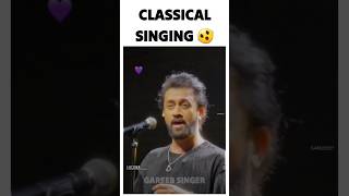 Atif Aslam Singing Classical Song🫨  atifaslam shorts classicalmusic [upl. by Baiel]