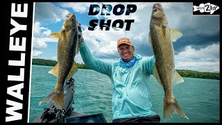 How to Drop Shot Walleyes Using Garmin Panoptix LiveScope [upl. by Grodin]