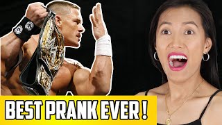 John Cena Prank Call Reaction  Cant Stop Laughing Too Funny Better Than Wrestlemania [upl. by Bohannon518]