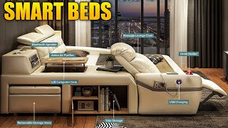 SMART BED TECHNOLOGY  Smart Home Automation 2021  Modern Homes Tour  Part 4 [upl. by Dabney]