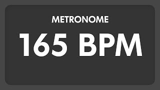 165 BPM  Metronome [upl. by Florian]