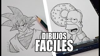 DIBUJOS FÁCILES DE HACER PARA PRINCIPIANTES 1  BillyArt [upl. by Ahsiemal32]