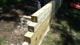 HOW TO Build a Timber Wall [upl. by Anot]