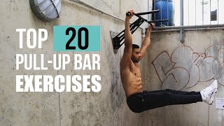 Top 20 Wall PullUp Bar Exercises [upl. by Annah896]