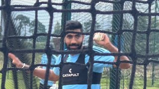 Bumrah bowling practice highlights [upl. by Drhcir]