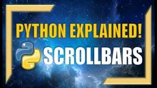 How to Create Scrollbars Using Python  Tkinter [upl. by Aneloaup]