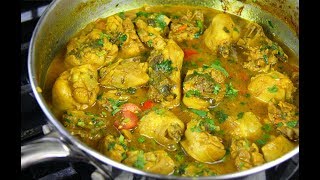 Coconut Curry Chicken TastyTuesdays  CaribbeanPotcom [upl. by Murial]