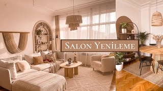 SALON YENİLEME  DIY  Dekorasyon 🤎 [upl. by Hairaza]