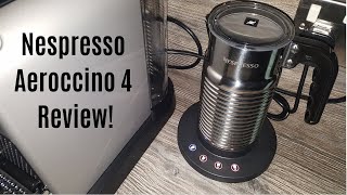 Nespresso Aeroccino 4 Milk Frother Review  Worth upgrading from the Aeroccino 3 [upl. by Jemma156]