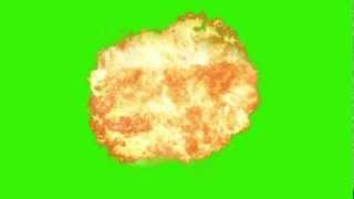 Explosion croma key green screen [upl. by Ginsberg]