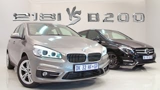 BMW Active Tourer vs Mercedes B Class  Which Should You Buy [upl. by Aerdnael]