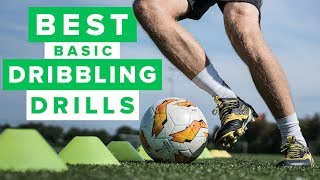 5 ESSENTIAL FOOTBALL DRIBBLE DRILLS YOU NEED TO LEARN [upl. by Aytak]