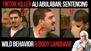 TikTok Killer Ali Abulaban Sentencing Behavior and Body Language [upl. by Eugnimod]