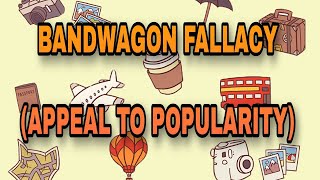 APPEAL TO POPULARITY Bandwagon Fallacy in TAGALOG [upl. by Hayikaz]