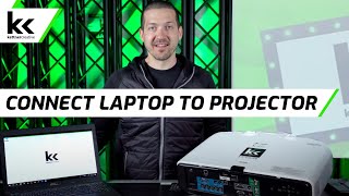 How To Connect A Laptop To A Projector [upl. by Llerehc]